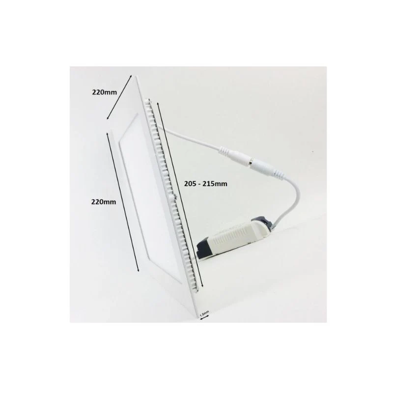 Spot LED Extra Plat Carré BLANC 18W – Image 4