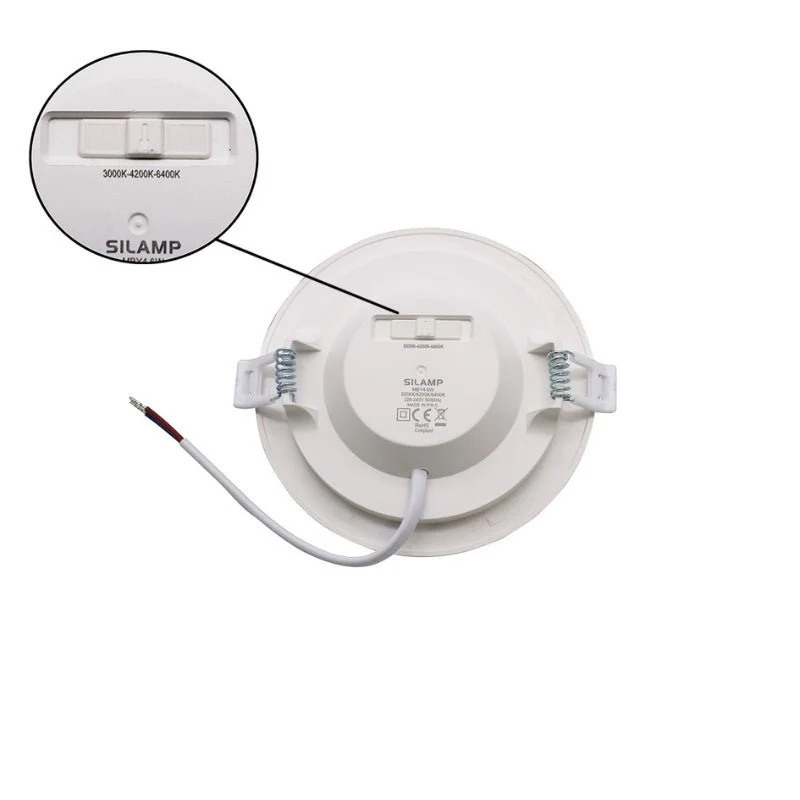 Spot LED Extra Plat Rond 6W Blanc – Image 4